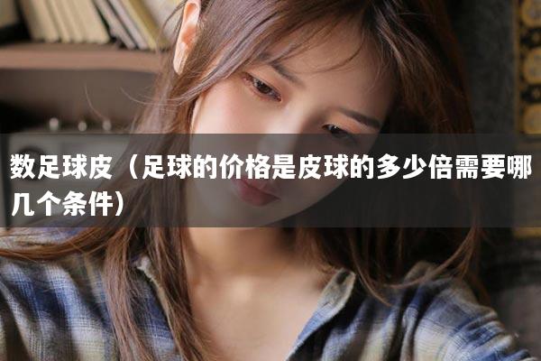 数足球皮（足球的价格是皮球的多少倍需要哪几个条件）